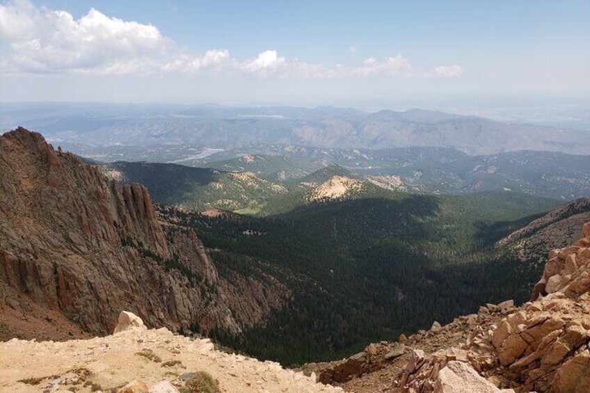 Views along the climb up