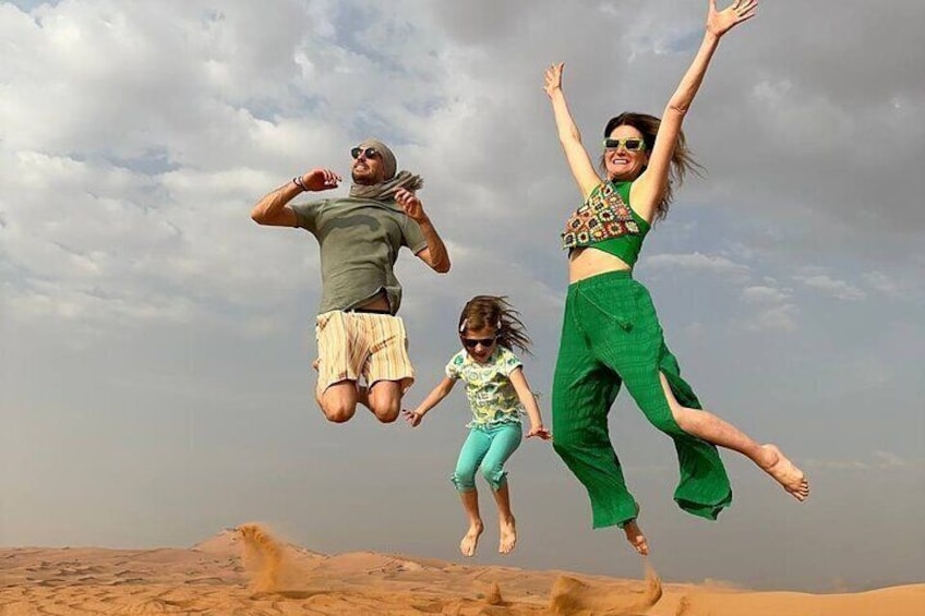 Dubai desert safari, Dinner, Shows, Camel ride, Sand boarding, Optional ATV ride