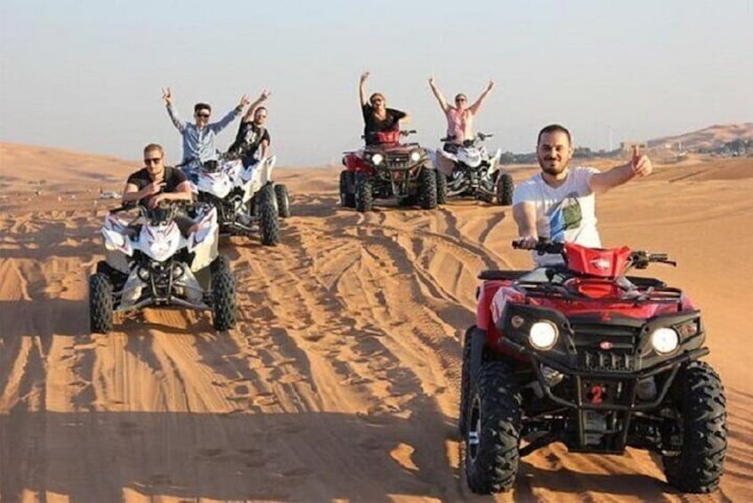 Dubai desert safari, Dinner, Shows, Camel ride, Sand boarding, Optional ATV ride