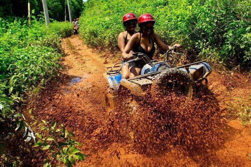 Amazing Adventure Experience in Riviera Maya: ATV'S, ZIPLINING AND MAYAN CENOTE