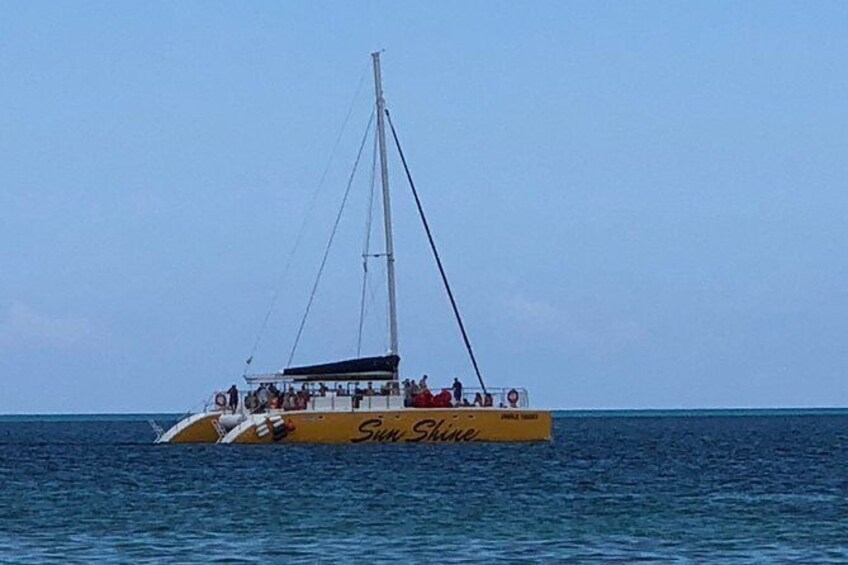 negril to ricks cafe sunset catamaran cruise