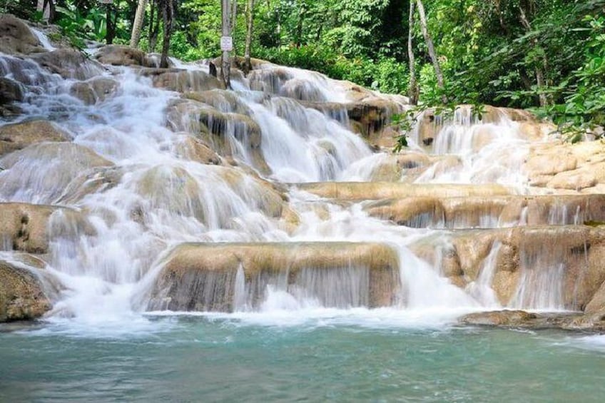 Dunn's River Falls in Ocho Rios, Jamaica