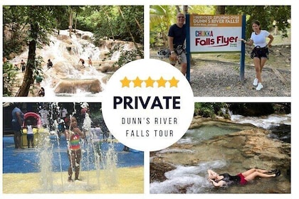 Excursion privée aux chutes du fleuve Dunn en Jamaïque