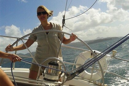 Excursión con manos en la bahía de Rodney, Santa Lucía