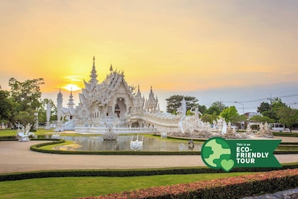 Chiang Rai templer lille gruppe tur