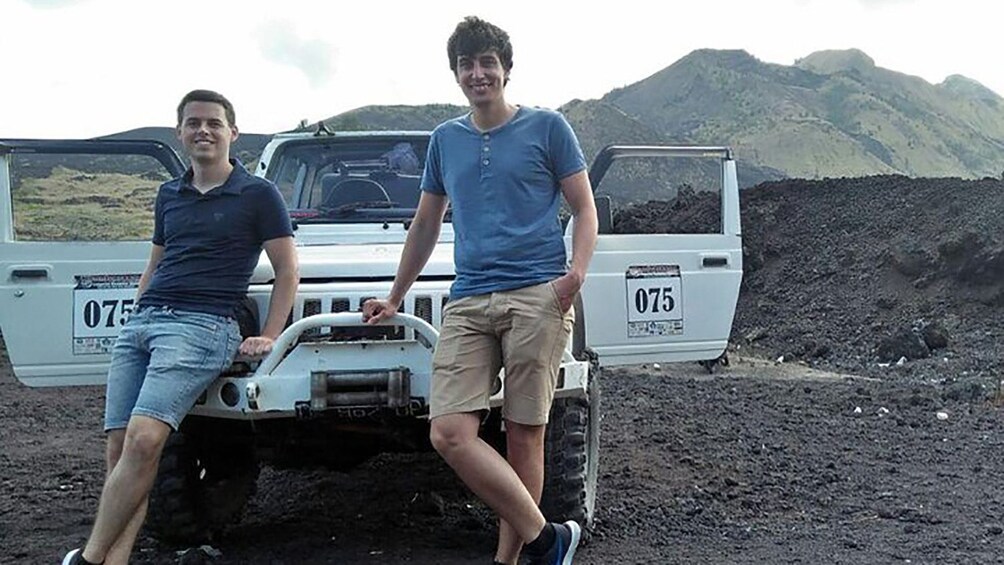 Batur Volcano 4WD Jeep Tour: Black Lava Adventure