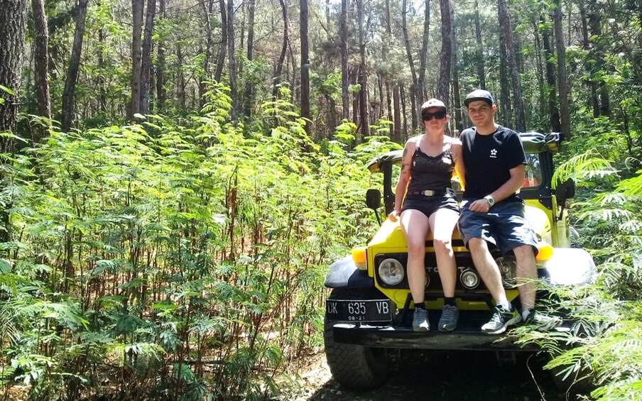Batur Volcano 4WD Jeep Tour: Black Lava Adventure