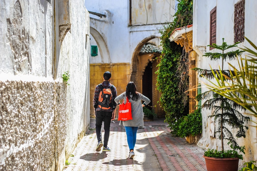 Tourists in Casablanca