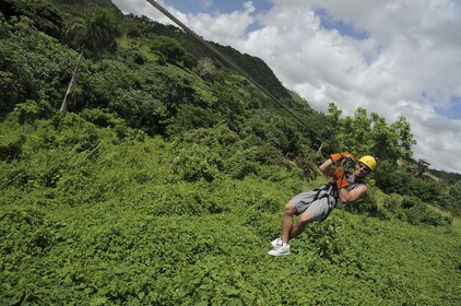 Ganztägiges Abenteuer ab Samana: El Limon Wasserfall & Zipline