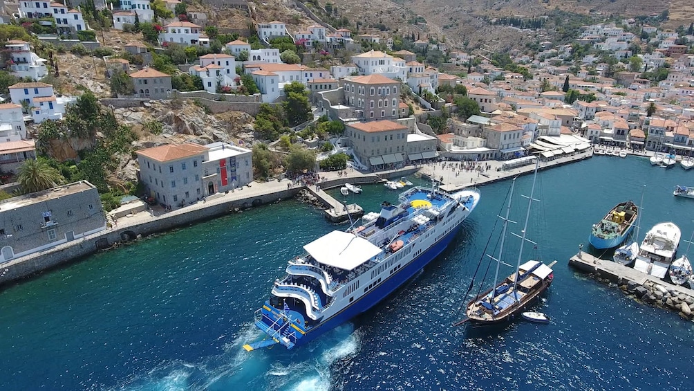 Cruise boat in Greece