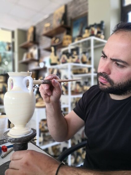 Private Day Trip to Corinth Canal Wine and Pottery Tour