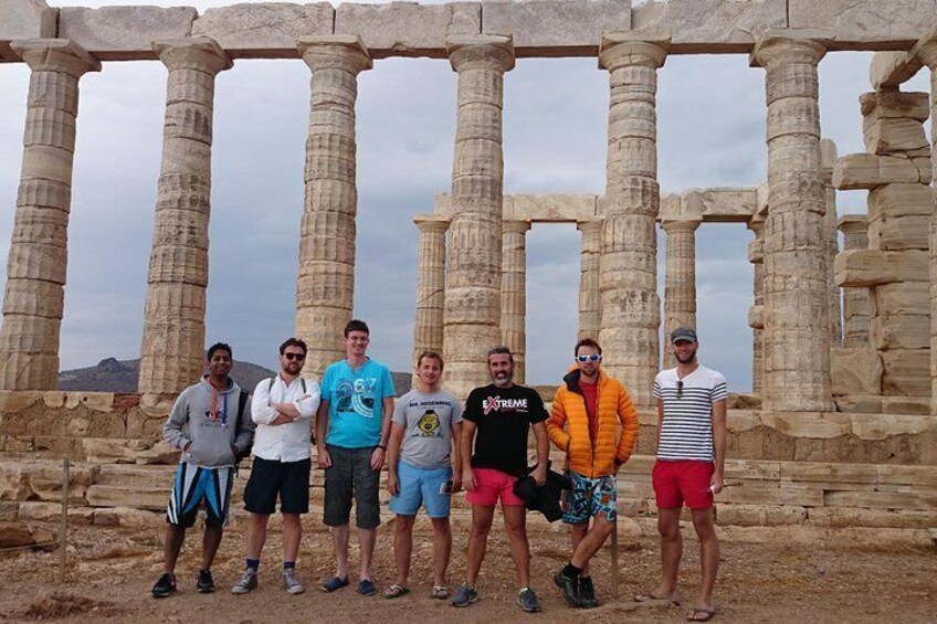 Snorkeling and swimming tour to the Poseidon's temple at Sounio cape