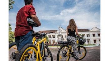From Goa Divar Island Tour by E Bikes