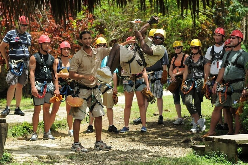 Extreme Ziplines Full-Day from Juan Dolio