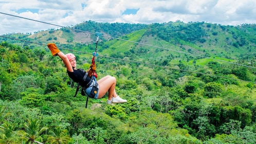 Extreme Ziplines Full-Day from Juan Dolio