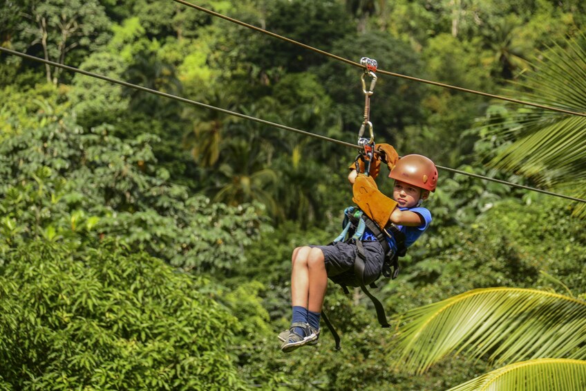 Extreme Ziplines Full-Day from Juan Dolio