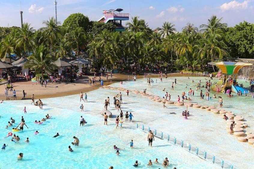 Siam Water Park Bangkok Thailand Ticket with theme park and round trip transfer