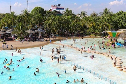 Siam Water Park Bangkok Thailand Ticket with theme park and round trip tran...