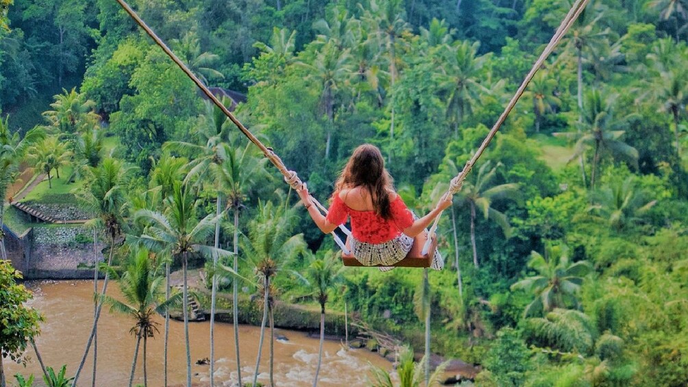 Bali Ubud Swing & Waterfall Tour with VW Cabriolet