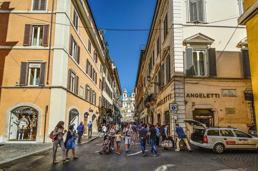 Shopping Near Spanish Steps