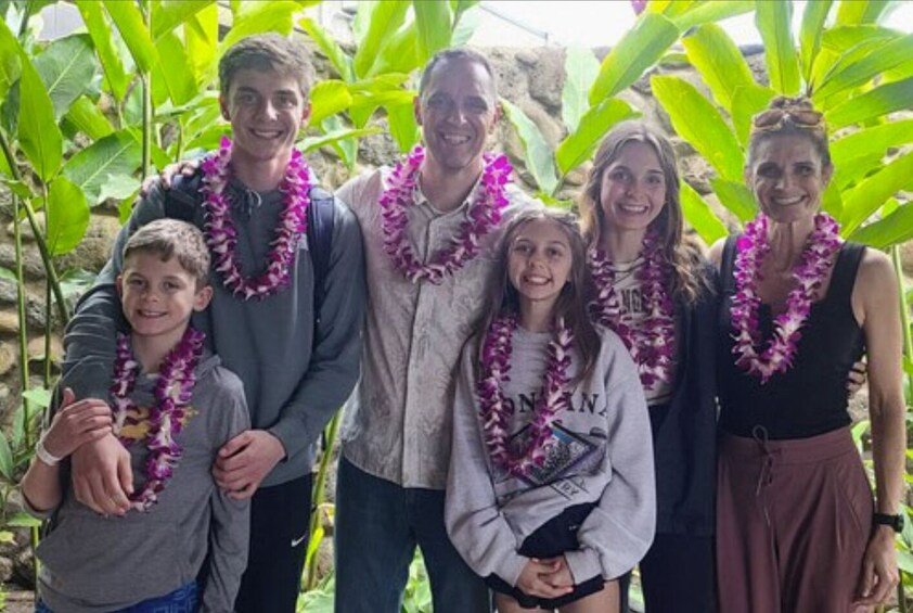 Classic Orchid Lei Greeting at Kahului Airport