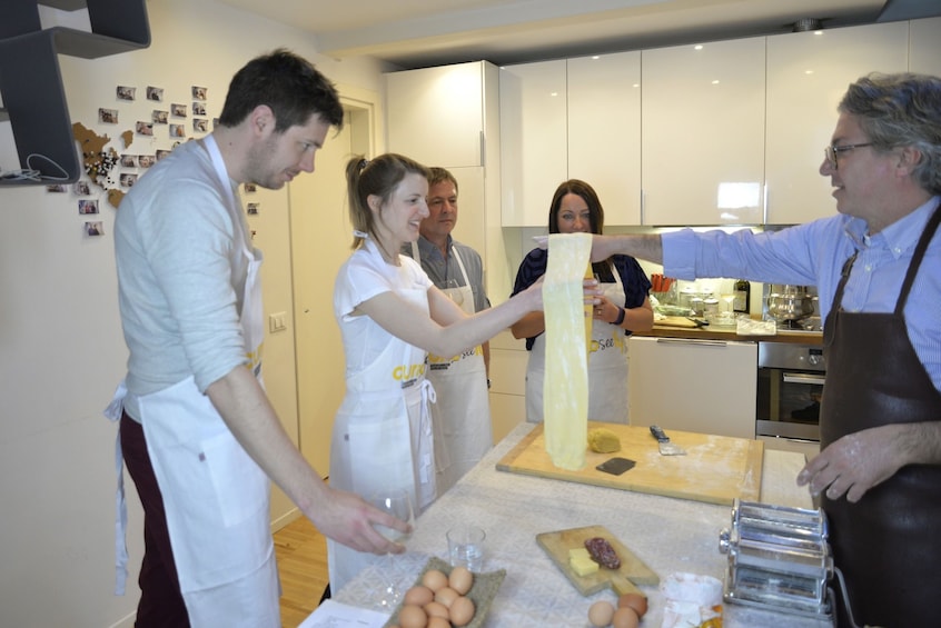 Show item 1 of 6. Homemade Pasta Class with a Local Chef in Genoa