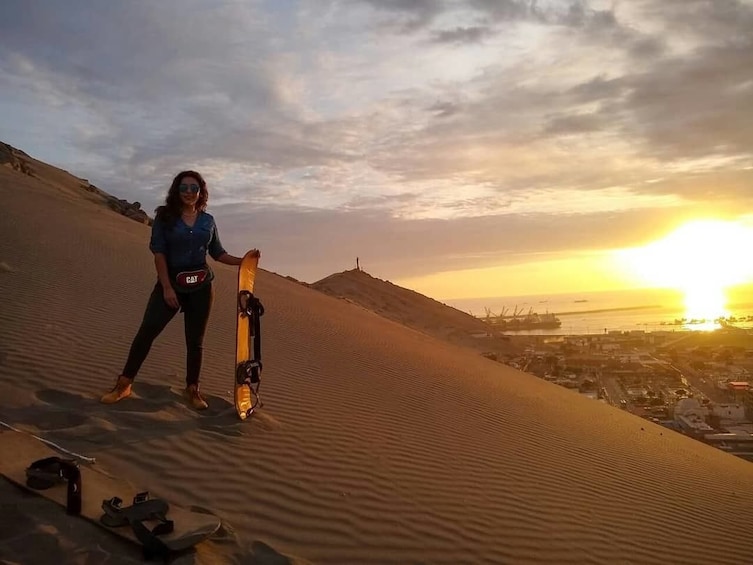 Sandboarding in Salaverry Trujillo