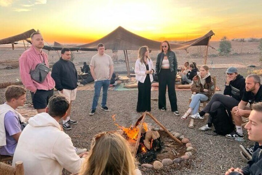 Marrakech: Sunset Dinner in the Agafay Desert