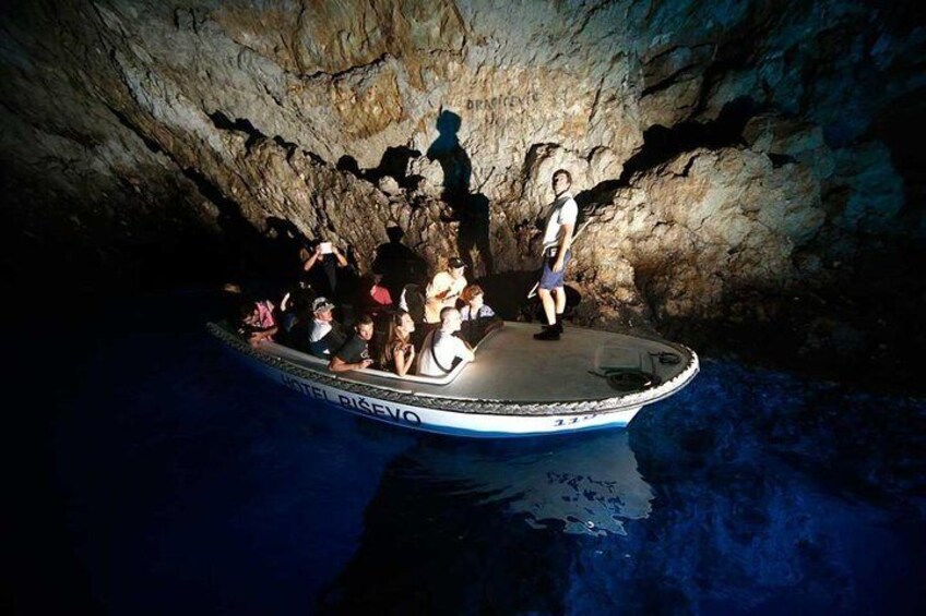 Exploring Blue cave