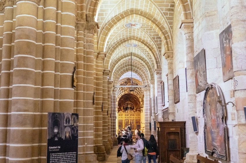 Show item 2 of 9. Inside a cathedral in Evora