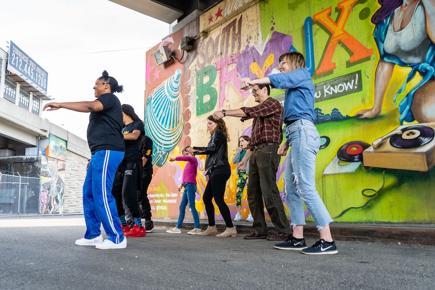Show item 4 of 10. Hip Hop dance class with NYC street & subway dancers