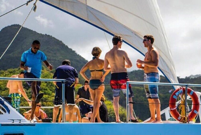 Piton Sunset Cruise at Marigot Bay with Transfer