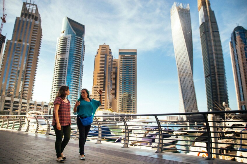 Tourists in Dubai