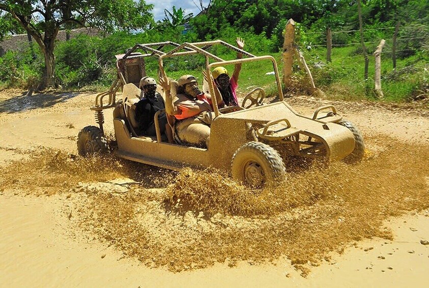 Fun Park: Buggy Ride, Zipline & Beach Adventure for Double/Family