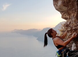 Climbing on the Path of the Gods