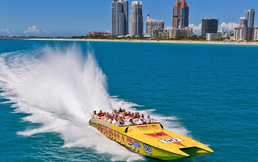 Speedboat in Miami