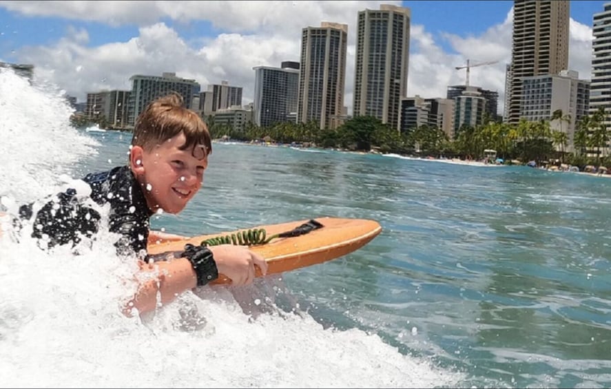 Waikiki Bodyboarding Lessons (Group & Private Options)