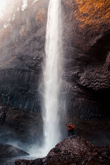 Show item 1 of 6. Visit Multnomah Falls, two waterfalls, & Vista House