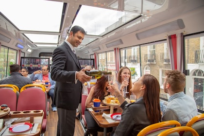 Té de la Tarde en Autobús de Londres con Prosecco