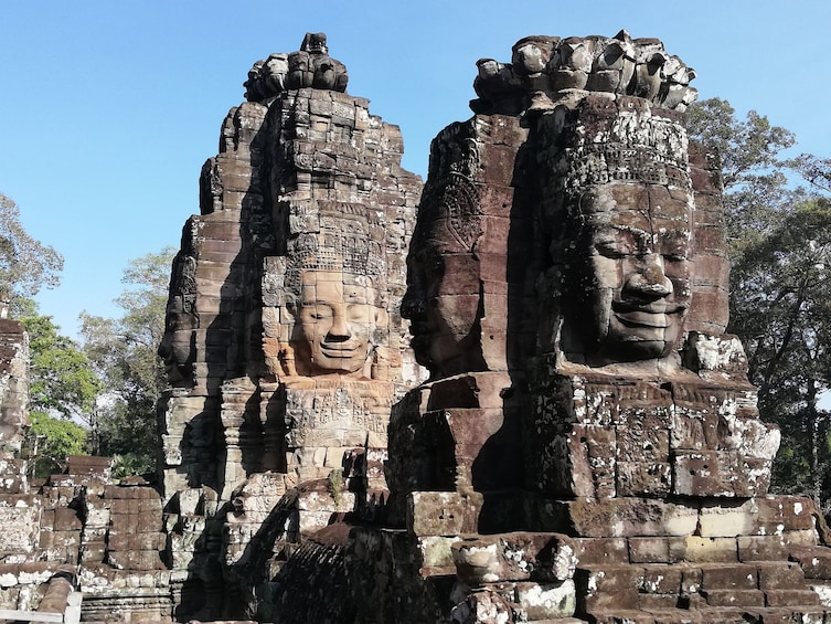 Sunrise at Angkor Wat, Bayon and Ta Prohm Temple Share Tour