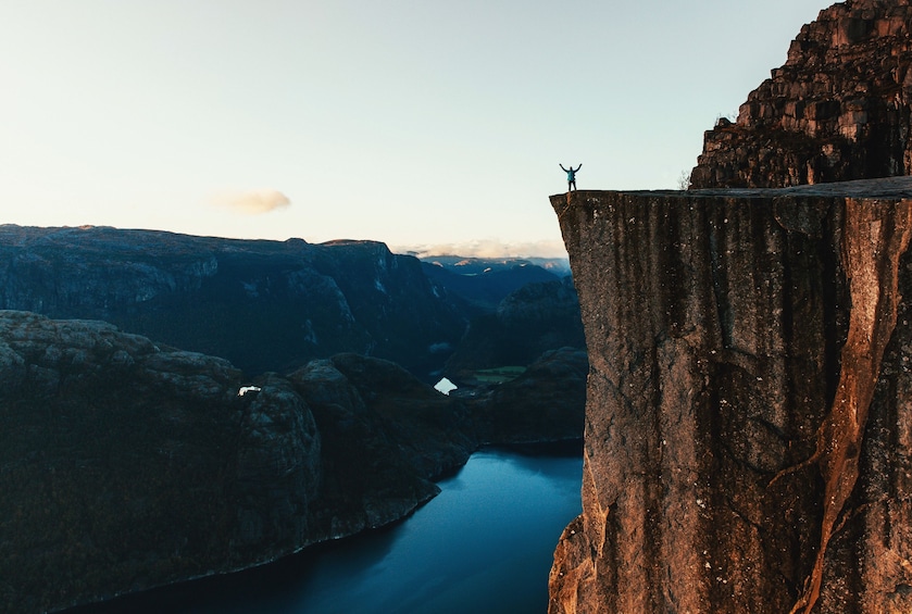 Show item 1 of 1. Guided hike to Pulpit Rock Preikestolen