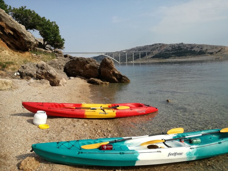 Krk bridge sea kayaking tour