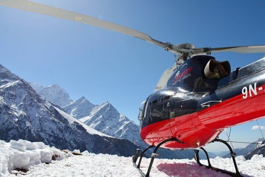 Everest Base Camp Helicopter Tour with landing from Kathmandu