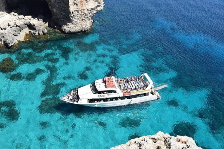 Gozo, Comino and Blue lagoon Cruise
