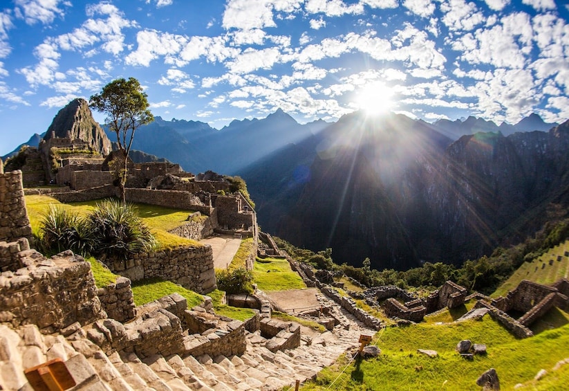 Sunshine over Machu Picchu