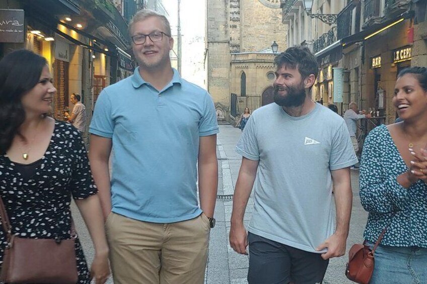 History and flavors of San Sebastian for Dinner