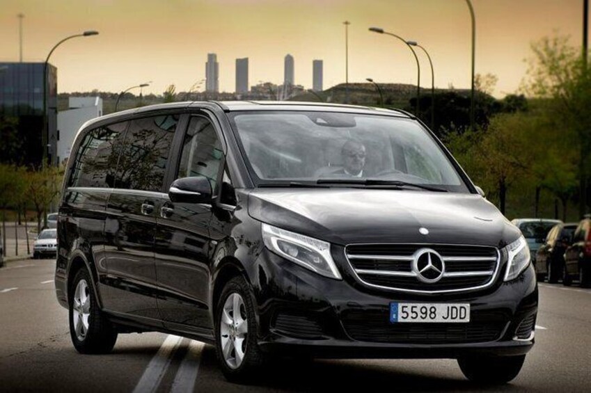 Ibiza Mercedes Benz Van with English Speaking Chauffeur