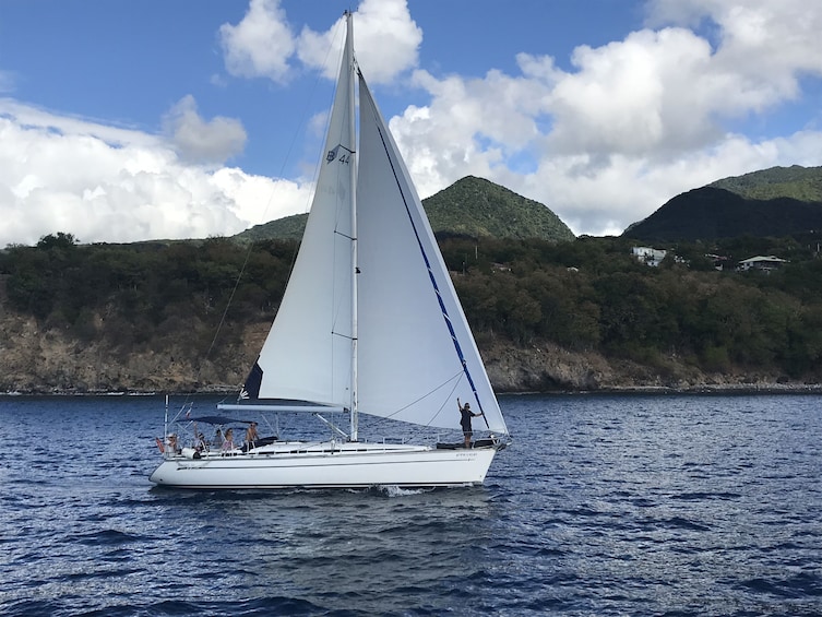 Take the helm of an ocean yacht