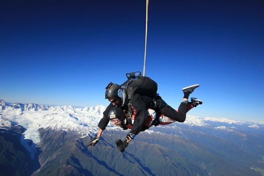 Tandem Skydive 16,500ft from Franz Josef