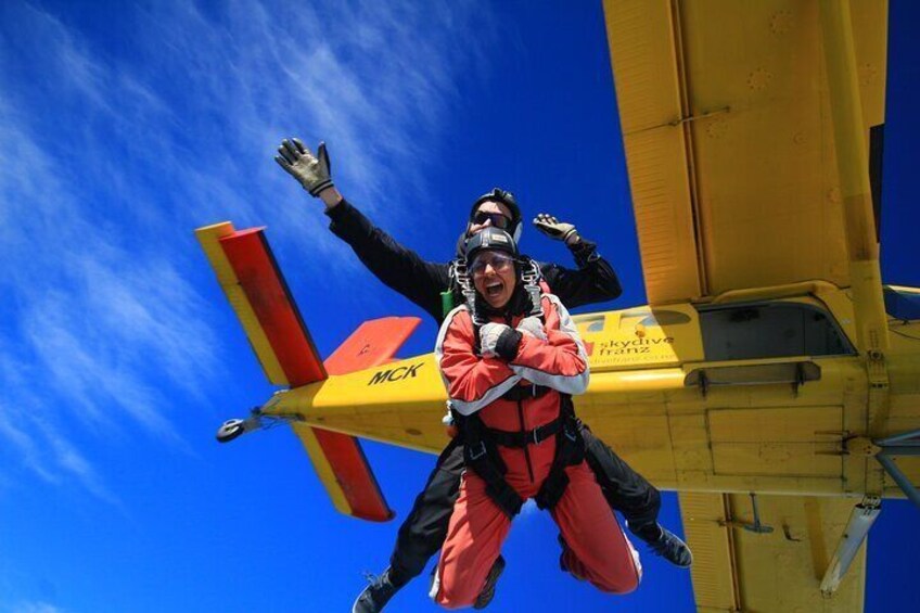 Tandem Skydive 13,000ft from Franz Josef